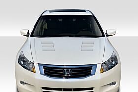 2008-2012 Honda Accord 4DR Duraflex TS-1 Hood - 1 Piece - 115477