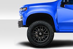 2019-2021 Chevrolet Silverado Duraflex 3.5" Buldge Front Fenders - 2 Piece - 115502