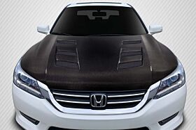 2013-2015 Honda Accord 4DR Carbon Creations AMS Hood - 1 Piece - 115505