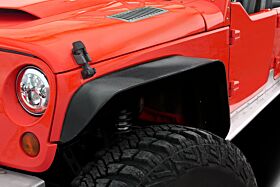 2007-2018 Jeep Wrangler Carbon Creations Rugged Front Fenders - 2 Piece - 115680