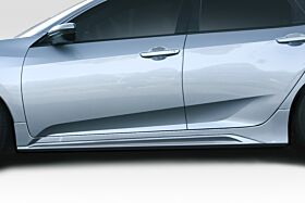 2016-2021 Honda Civic 4DR Duraflex Type M Side Skirts Rocker Panels - 2 Piece - 116066