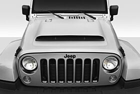 2007-2018 Jeep Wrangler JK Duraflex Demon Look Hood - 1 Piece - 116091