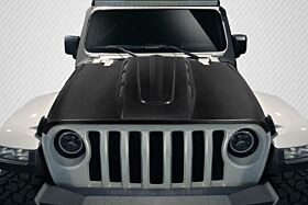 2019-2022 Jeep Wrangler JL Gladiator JT Carbon Creations Energy Hood - 1 Piece - 116092