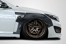 2011-2013 Kia Optima Carbon Creations CPR Wide Body Front Fender Flares - 4 Piece - 116248