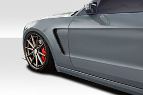 2010-2014 Ford Mustang Duraflex GT350 V1 Look Front Fenders - 2 Piece - 116293