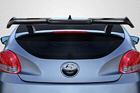 2012-2017 Hyundai Veloster Carbon Creations Nobo Rear Wing Spoiler - 3 Piece (non turbo) - 116459