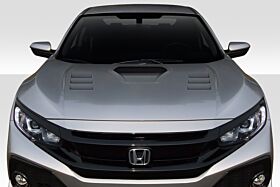 2016-2021 Honda Civic Duraflex TS 1 Hood - 1 Piece - 116713