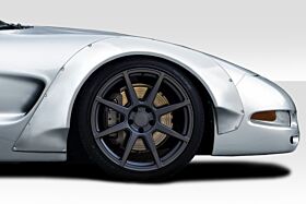 1997-2004 Chevrolet Corvette C5 Duraflex Circuit Front Fender Flares - 2 Piece - 116885