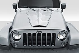 2007-2018 Jeep Wrangler JK Duraflex Tyrano Hood - 1 Piece - 116893