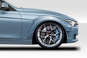 2012-2018 BMW 3 Series F30 Duraflex KTV Wide Front Fender Flares - 4 Piece - 117445