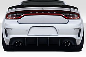 2015-2023 Dodge Charger Duraflex Hellcat Widebody Look Rear Bumper - 1 Piece - 117533