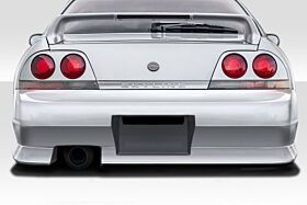 1995-1998 Nissan Skyline R33 2DR Duraflex D Spec Rear Bumper Cover - 1 Piece - 117726