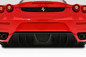 Aero Function AF-1 Style Fiberglass/FRP Rear Bumper Lip/Add On for 2005-2009 Ferrari F430 - 117841