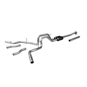 2009-2010 Ford F-150 FX4/King Ranch/Lariat/Platinum/XL/XLT 5.4L Flowmaster American Thunder Cat-Back Exhaust - 817522