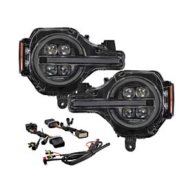 2021-2024 Ford Bronco Sequential LED Projector Headlights Pair By Form Lighting - FL0020