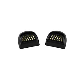 1999-2013 GMC Sierra 1500 LED License Plate Lights Pair - Clear By Form Lighting - FL0052-form-lic-1132