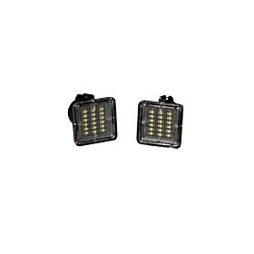 2016-2023 Toyota Tacoma LED License Plate Lights Pair - Clear By Form Lighting - FL0057-form-lic-3527