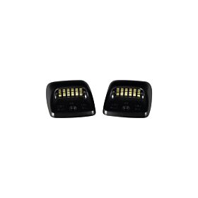 2000-2013 Toyota Tundra LED License Plate Lights Pair - Clear By Form Lighting - FL0058-form-lic-3531