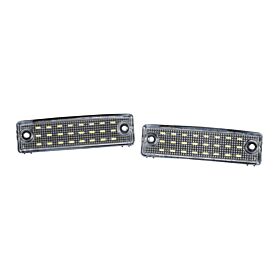 2014-2024 Toyota 4Runner LED License Plate Lights Pair - Clear By Form Lighting - FL0067-form-lic-3007