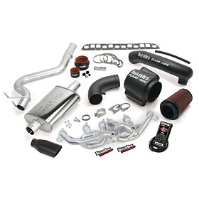 PowerPack Bundle Complete Power System W/AutoMind Programmer Black Tip 00-03 Jeep 4.0L Wrangler Banks Power - 51333-B