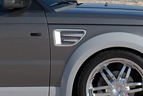 2006-2012 Land Rover Range Rover Sport Running Light Covers 2PC - Carbon Fiber Look - GT0140RLX