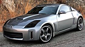2003-2008 Nissan 350z Front Turn Signal Cover - Smoke - GT0784TSS