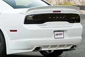 2011-2014 Dodge Charger Black Out Panel 1PC - Carbon Fiber Look Logo Cut Out - GT4179X