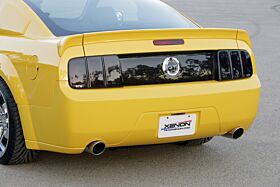 2005-2009 Ford Mustang Black Out Panel Tail Light Covers Kit 3PC - Smoke - GT4193KS