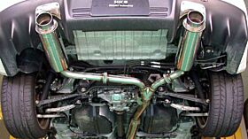 2008-2013 Mitsubishi Lancer EVO HKS Silent Hi-Power Exhaust System - 31019-AM010