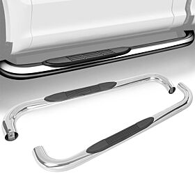 2009-2014 Dodge Journey 3 Inch Side Step Bars Polished - 12-A07S0821