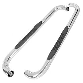 2008-2016 Jeep Compass Side Step Bars Polished - 12-A07S0913