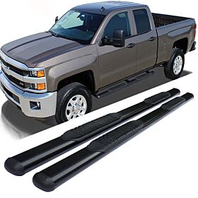 2007-2021 Toyota Tundra Extended Cab 4 Inch Side Step Bars Black - 12-B09S1046A