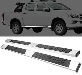 2002-2008 Dodge Ram 1500 Quad Cab Side Step Bars - 12-C51S0804