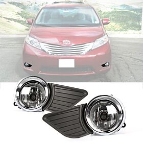2011-2017 Toyota Sienna Fog Lights w/Switch & Wiring Kit - 12-TY350-B2B