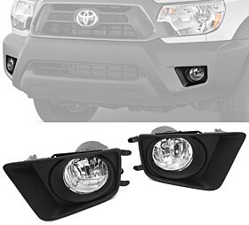 2012-2015 Toyota Tacoma Fog Lights w/Switch & Wiring Kit - 12-TY531-B2B