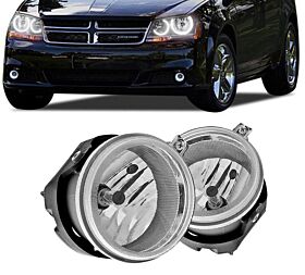 2008-2009 Dodge Avanger LED Fog Lights Clear - 3-WQ-DG-001L