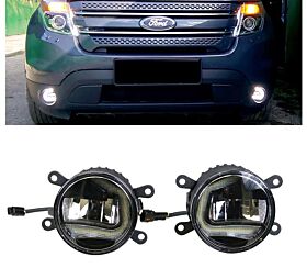 2009-2015 Ford Focus Fog Lights Clear - 3-WQ-FD-088AL