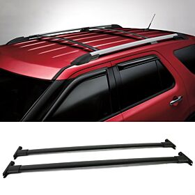 2011-2015 Ford Explorer Aluminum Black Roof Rack Cargo Carrier - 5-RRCB-FEPL11
