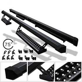 2007-2017 Jeep Wrangler 4DR Offroad Running Boards Nerf Bars - 5-SSB-BU-JW074