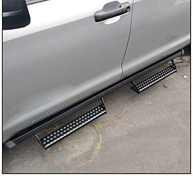2007-2021 Toyota Tundra Crewmax OE Style Running Boards Black - 5-SSB-BU-TTUN07_CrewMax