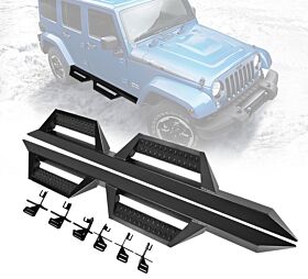 2007-2018 Jeep Wrangler 4DR BZ Side Step Bars - 5-SSB-BZ-JW074