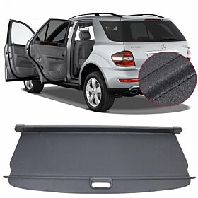2006-2011 Mercedes Benz ML W164 Polyurethane Leather Cargo Shade Black  - 5-TC-MBML06-BK