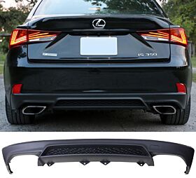 2014-2020 Lexus IS250/IS350/IS-F F-Sport Polypropylene Rear Bumper Diffuser - 8-BLR-LIS17FS-PP