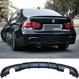 2012-2018 BMW 3-Series 335i F30 Rear Bumper Diffuser - 8-BLR-MPF301213-2H1M