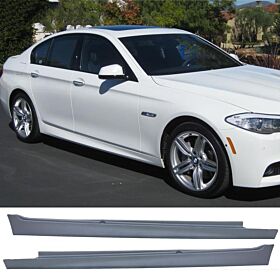 2011-2016 BMW 5-Series F10 Sedan/Wagon Polypropylene MT Style Side Skirts - 8-SK-MTF10-1115