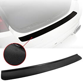 2010-2016 BMW 5-Series F11 Carbon Fiber Rear Bumper Cover Protector Step Plate - 9-ST-0016