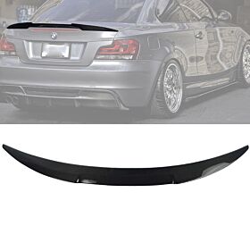2007-2013 BMW 1-Series E82 Coupe Carbon Fiber M4 Style Trunk Spoiler/Wing - 9-T-1128