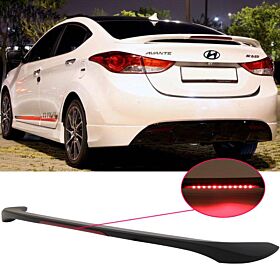 2011-2015 Hyundai Elantra 4DR Sedan ABS Trunk Spoiler/Wing Black - AST-HYEL11LED