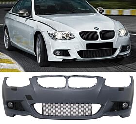 2011-2013 BMW 3-Series E92 M Sport Style Front Bumper + Fog Lamps - BKP-BE92MTLCI-F