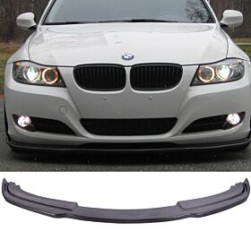 2009-2012 BMW 3-Series E90 4DR Sedan Polyurethane H Style Front Bumper Lip - BLF-BE9009H-PU